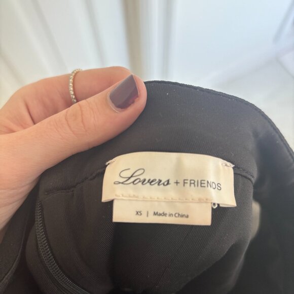 Lovers + Friends Black Ruffle Mini Skirt - Picture 4 of 4